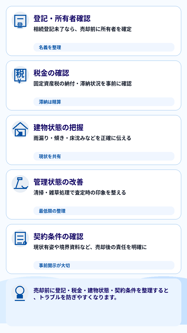 老朽化した空家を売却する前に知っておきたい注意点